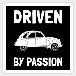 driven by passion Sticker